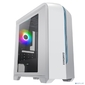 GameMax Корпус Centauri White-Blue без БП (ATX, Бело-голуб, USB3.0,  Зак.стек., 1*120мм. RGB,  пыл.фильтр)