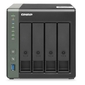 SMB QNAP TS-431X3-4G NAS 4 HDD trays. Alpine AL314,  4-core,  1.7GHz,  4 GB DDR3  (1 x 2 GB) up to 8 GB  (1 x 8 GB),  1x10 GbE SFP+,  1x2.5GB Ethernet,  1x1GB Ethernet,  USB 3.2x3