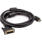 VCOM CG484GD-3M Кабель HDMI AM / DVI (24+1)M,  3м,  CU,  1080P@60Hz,  2F,  VCOM  <CG484G-3M>