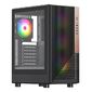 Корпус ACD Citadel 101 ATX,  Black,  USB3.0*1 + USB2.0*2 + HD AUDIO,  1*12cm H1 argb fan at rear,  3*12cm H1 argb fas at front,  TG