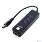 5bites Сетевой адаптер 5bites UA3-45-04BK 3*USB3.0  /  RJ45 10 / 100 / 1000 Мбит / с