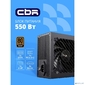 Блок питания CBR ATX 550W 80+ Bronze,  1.5м кабель питания,  черный [PSU-ATX550-12GM] BOX