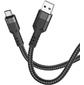 Кабель Hoco U110 Type-C USB  (m)-USB Type-C  (m) 1.2м черный коробка