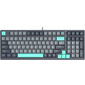 Клавиатура A4Tech Fstyler FS300 механическая черный / серый USB for gamer LED  (FS300 PANDA ROCK)