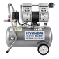 Компрессор поршневой Hyundai HYC 18224LMS безмасляный 180л / мин 24л 1000Вт серебристый