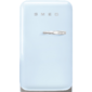 Холодильник SMEG /  Отдельностоящий минибар,  ВхШхГ 725х404х500 мм, пастельный голубой,  стиль 50-х гг.,  петли слева