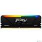 Память DDR4 32GB 2666MHz Kingston KF426C16BB2A / 32 Fury Beast RGB RTL Gaming PC4-21300 CL16 DIMM 288-pin 1.2В dual rank с радиатором Ret