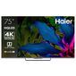 75" Телевизор HAIER Smart TV S2 Pro QLED,  4K Ultra HD,  черный,  СМАРТ ТВ,  Android TV