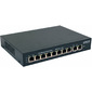 OSNOVO PoE коммутатор,  8 x FE с поддержкой PoE  (IEEE 802.3af / at),  2 x GE,  до 30W на порт,  суммарно до 115W