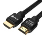 GCR Кабель 3.0m HDMI версия 2.0,  HDR 4:2:2,  Ultra HD,  4K 60 fps 60Hz / 5K*30Hz,  3D,  AUDIO,  18.0 Гбит / с,  28 / 28 AWG,  OD7.8mm,  тройной экран,  черный нейлон,  AL корпус черный,  GCR-52190