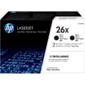 HP 26X Black 2-pack LJ Toner Cartridge