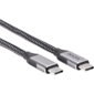 Кабель USB3.2 Gen2X2,  CM->CM,  20Gbs,  100WT,  4KX60Hz,  All shell,  1.8m  VCOM <CU420M-1.8M>