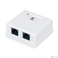 Cabeus WS-8P8C-Cat.5e-2 Розетка компьютерная RJ-45,  категория 5e,  двойная,  внешняя,  Dual IDC