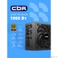 Блок питания CBR ATX 1000W 80+ Gold,  Full Modular,  1.5м кабель питания,  черный [PSU-ATX1000-14MG] BOX