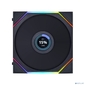 Lian Li G99.12TLLCD1B.R0 Вентилятор UNI FAN TL LCD 120 Black  / 12TLLCD1B /  120х125х28мм  (1.6” LCD дисплей,  PWM,  ARGB,  200-1900 об / мин,  27dBa)