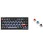 Клавиатура проводная,  V1-C2, RGB подсветка,  синий свитч, 84 кнопоки,  цвет черный