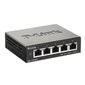 D-Link DGS-1100-05V2 / A1A,  L2 Smart Switch with 5 10 / 100 / 1000Base-T ports.8K Mac address,  802.3x Flow Control,  Port Trunking,  Port Mirroring,  IGMP Snooping,  32 of 802.1Q VLAN,  VID range 1-4094,  Loopba