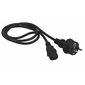 Lanmaster LAN-PP13 / SH-0.5-BK Шнур питания C13-Schuko,  3х0.75,  220В,  10А,  черный,  0.5 метра