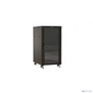 Шкаф коммутационный Hyperline  (TTBR-2268-AS-RAL9004) напольный 22U 600x800мм пер.дв.стекл задн.дв.спл.стал.лист 2 бок.пан. 800кг черный 710мм 75.1кг 1166мм IP20 сталь