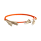 Hyperline FC-D2-50-LC / PR-SC / PR-H-2M-LSZH-OR  (FC-50-LC-SC-PC-2M) Патч-корд волоконно-оптический  (шнур) MM 50 / 125,  LC-SC,  duplex,  LSZH,  2 м