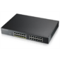 Гибридный Smart L2 коммутатор PoE+ Zyxel NebulaFlex GS1915-24EP,  rack 19",  24xGE  (12xPoE+),  бюджет PoE 130 Вт,  автономное / облачное управление
