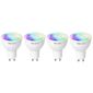 Лампа светодиодная Yeelight Умная лампочка Yeelight GU10 Smart bulb (Multicolor) - упаковка 4 шт.