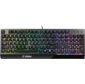 Gaming Keyboard MSI VIGOR GK30,  Wired,  Mechanical-like plunger switches. 6 zones RGB lighting with several lighting effects.  Anti-ghosting Capability. Water Resistant  (spill-proof),  Black