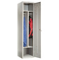 Шкаф для одежды Практик LS 11-40D  (S23099515102) 1830x418x500мм 1секц. металл серый / серый
