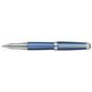 Ручка роллер Carandache Leman Grand Blue SP  (4779.168) латунь лак посеребрение с родиевым напылением