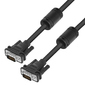 Greenconnect Кабель SVGA 3.0m чёрный,  ферритовые кольца,  OD8.0mm,  15M  /  15M Premium,  28 / 28 AWG,  двойной экран,  GCR-50563