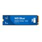 Твердотельный накопитель /  WD SSD Blue SN570 NVMe,  1000GB,  M.2 (22x80mm),  NVMe,  PCIe 3.0 x4,  3D TLC,  R / W 3500 / 3000MB / s,  IOPs 460 000 / 450 000,  TBW 600,  DWPD 0.3  (12 мес.)