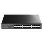 24-Port 10 / 100 Mbps Switch,  24 10 / 100 Mbps RJ45 Ports,  Switch / VLAN / Extend working mode DIP switch,  Rack-mountable Steel Case,  Power Saving,  Plug & Play,  Rack-Mount kits included