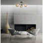 Люстра HIPER H209-3 3E2760Вт BLACK / GOLD