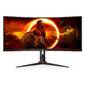 МОНИТОР 34" AOC CU34G2XP Black-Red  (VA,  изогнутый,  3440x1440,  180Hz,  1 ms,  178° / 178°,  300 cd / m,  80M:1,  +2xHDMI 2.0,  +2xDisplayPort 1.4,  +4xUSB 3.0,  +MM,  +регулировка по высоте)