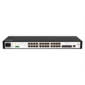 SNR Управляемый коммутатор уровня 2+,  24 порта 10 / 100 / 1000Base-T,  4 порта 1 / 10G SFP+,  встроенный БП ~220V AC,  разъем для АКБ 12V с возможностью заряда
