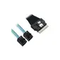 Cable,  x8 8654 to 2x4 8643,  9402 SAS 1M. SFF-8654  (SlimSAS) - 2 x4 SFF-8643 Mini SAS HD