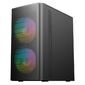 Корпус для ПК ACD M2-500 mATX,  PSU 500W; USB3.0+USB1.1*2+HD Audio; FAN 3x120 mm