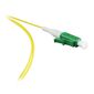 Hyperline FPT-B9-9-LC / ­UR-1M-LSZH-YL  (FPT9-9-LC-UPC-1M) Пигтейл волоконно-оптический SM 9 / ­125  (OS2),  LC / ­UPC,  1 м,  LSZH