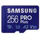 Флеш карта microSD 256GB SAMSUNG PRO PLUS microSDXC Class 10,   UHS-I,  A2 V30 U3   (SD адаптер) 160MB / s