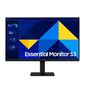 Монитор 23.8" SAMSUNG S24D300GAI Black  (IPS,  1920x1080,  D-Sub+HDMI,  5 ms,  178° / 178°,  250 cd / m,  1000:1,  100Hz)