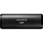 Твердотельный диск 512GB A-DATA SE760,  External,  USB 3.2 Type-C,  [R / W -1000 / - MB / s] 3D-NAND,  черный