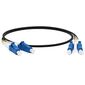 Hyperline FC-D2-9-LC / UR-LC / UR-H-1M-LSZH-BK Патч-корд волоконно-оптический  (шнур) SM 9 / 125  (OS2),  LC / UPC-LC / UPC,  duplex,  LSZH,  1 м,  черный