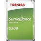 Накопитель на жестком магнитном диске TOSHIBA Жесткий диск TOSHIBA HDWT140UZSVA / HDEUR11ZSA51F S300 Surveillance 4ТБ 3, 5" 7200RPM 128MB SATA-III