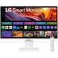 Монитор LG 31.5" UltraFine 32U830SA-W белый IPS LED 5ms 16:9 HDMI M / M матовая HAS Piv 1200:1 400cd 178гр / 178гр 3840x2160 60Hz 4K USB 7.7кг