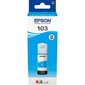EPSON C13T00S24A Контейнер с голубыми чернилами для L3100 / 3101 / 3110 / 3150 / 3151,  65 мл.