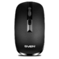 Беспроводная мышь SVEN RX-260W чёрная  (2, 4 GHz,  3+1кл. 800 / 1200 / 1600DPI,  блист.)
