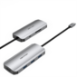 Vention TOJHB USB-C to HDMI / USB 3.0x3 / SD / TF / PD Docking Station Gray 0.15M Aluminum Alloy Type
