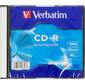 Диск CD-R 700МБ 52x Verbatim 43347 80min Slim