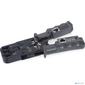 Cabeus HT-2010NT  (HT-022) Инструмент обжимной 3 в 1 для RJ-45,  RJ-11 / 12 с тестером для витой пары