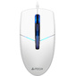 Мышь A4Tech N-530S белый оптическая  (1200dpi) silent USB  (3but)